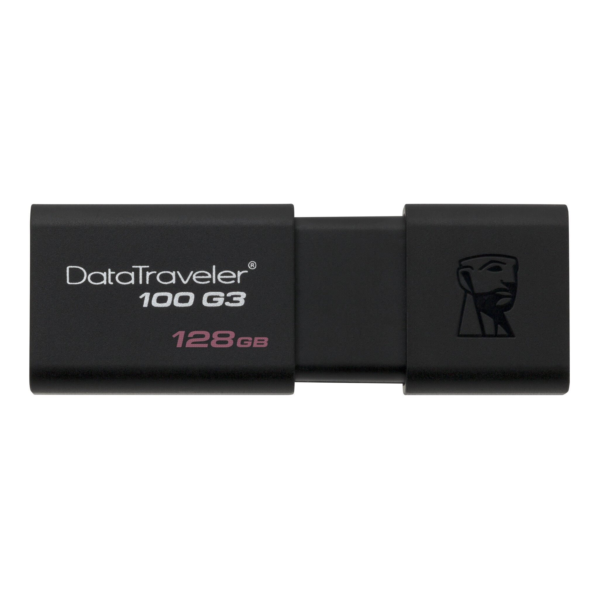 Kingston DataTraveler 100 G3 32GB / 64GB / 128GB / 256GB Pen Drive USB 3.1 Gen 1 (USB 3.0) Flash Drive (DT100G3) USB 2.0 Compatible Windows & Mac Compatible Five-Year Warranty Stylish Black-on-Black Sliding Cap Design Pendrive