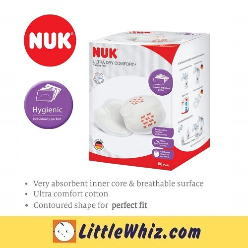 Nuk: Ultra Dry Comfort Nursing Pads - 60 Pads (BEST BUY)