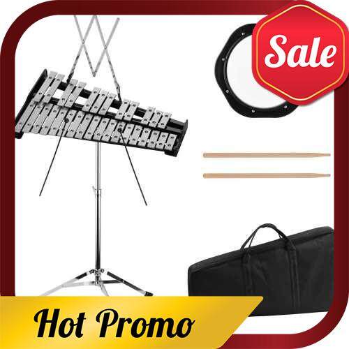 Glockenspiel Bell Kit Including 30 Notes Glockenspiel 8 Inches Practice Pad Percussion Instrument Ad