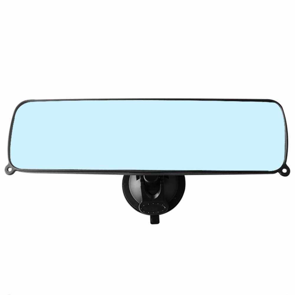 Universal Interior Rear View Mirror Suction Rearview Mirror for Car Truck (Blue)