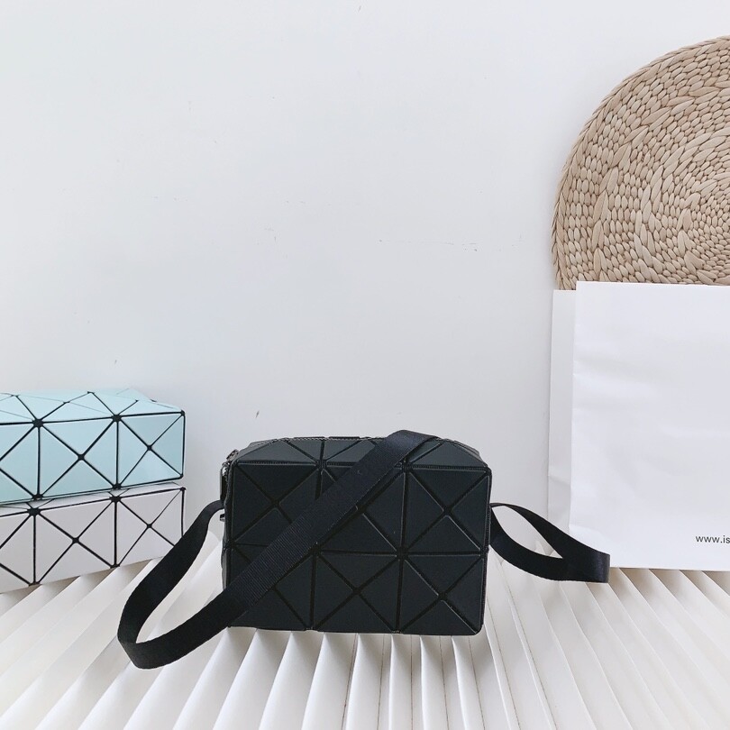 BaoBao 2 x 3 Original 100% Issey Miyake CUBIOD Lucent Gloss baobao Cross Body Bag AG801