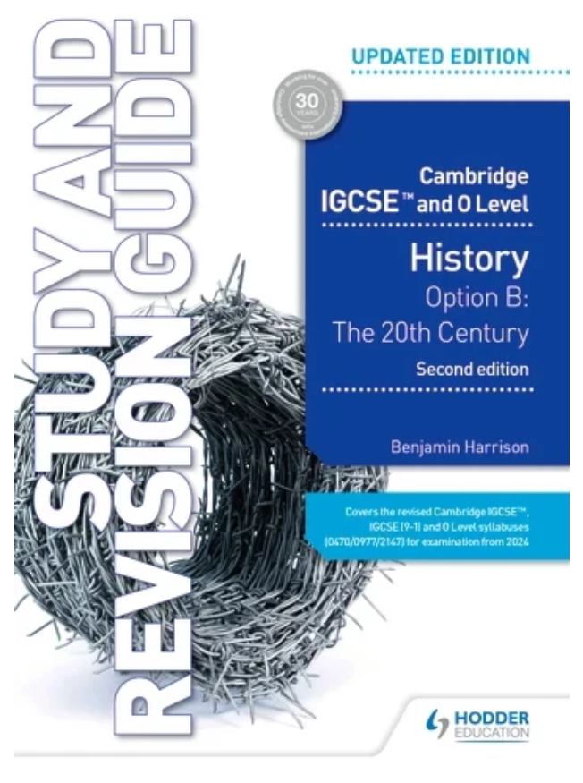 Cambridge IGCSE And O Level History Study And Revision Guide 2nd ...