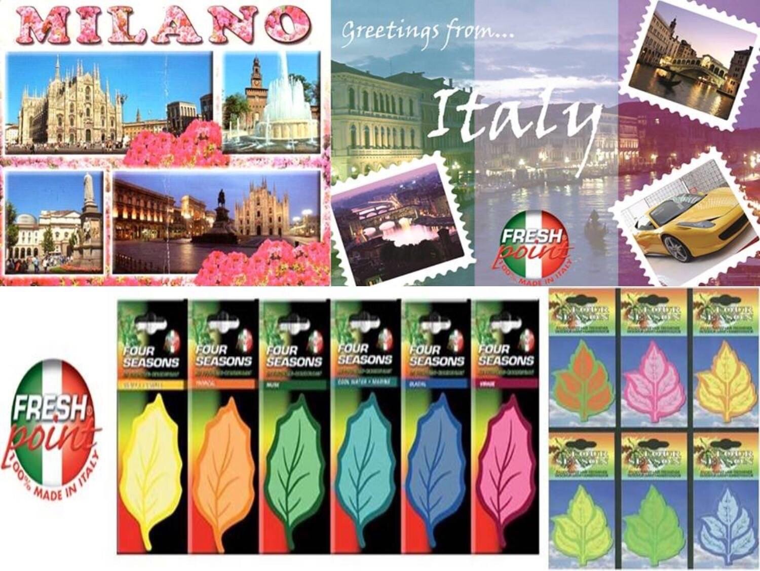 Four Seasons Felt Leaf Fresh Point Air Freshener Bouquet 