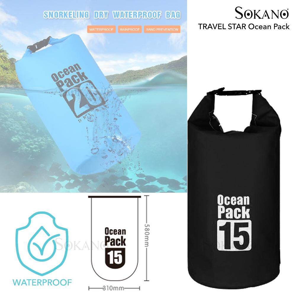 TRAVEL STAR Ocean Pack Waterproof Backpack Extra Thick Waterproof Ocean Diving Dry Bag Travel Outdoor Storage Sea Backpack Beg