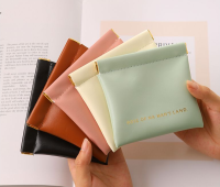 Alisa.Sonya mini storage bag Coin Wallet Simple Protable Mini Lipstick USB Cable Storage Bag