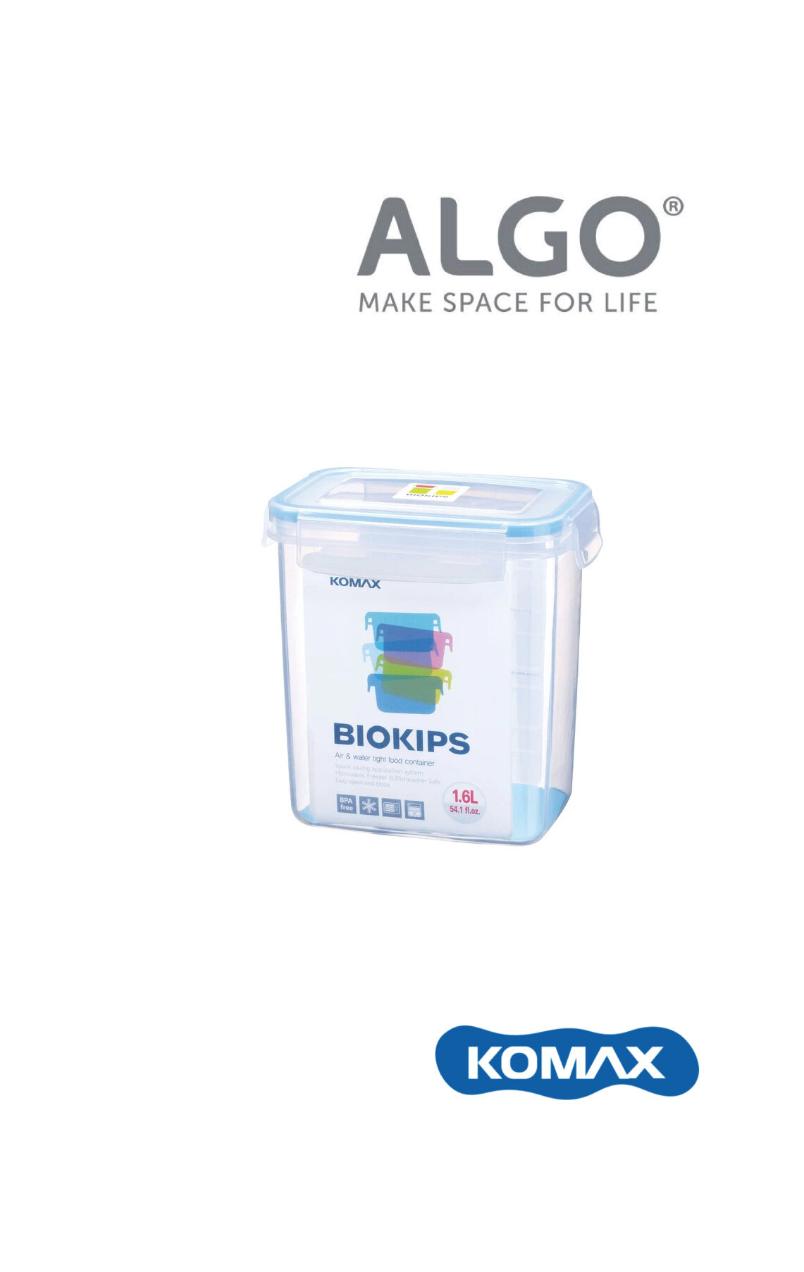 71514 [KOMAX] Biokips Airtight food container 1.6L