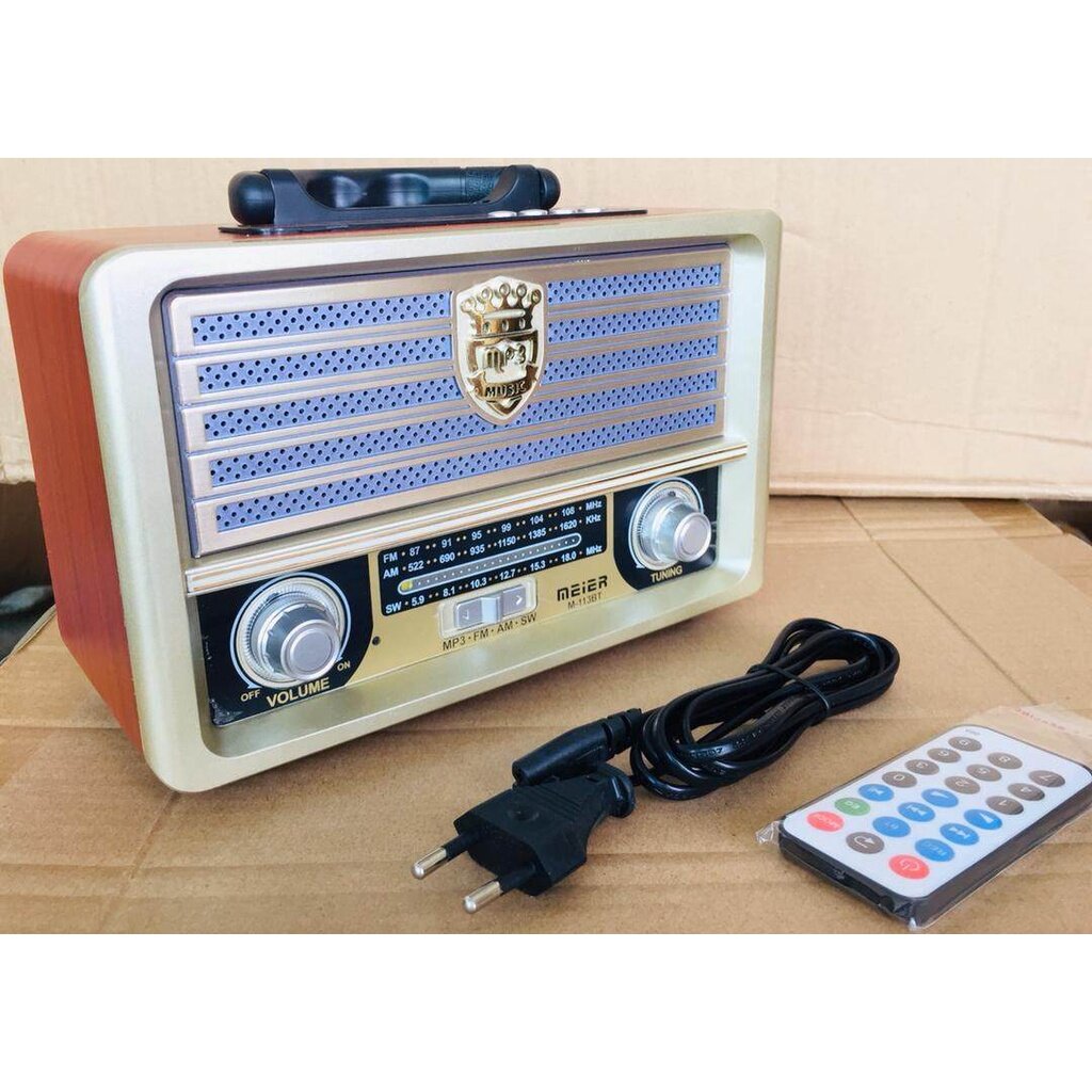 [ My Ready Stock ] M-113BT M112 BANDICAM Kemai radio portable am fm radio with remote/usb slot