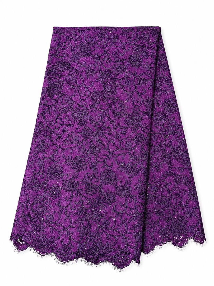 Elegant 3D Floral Embroidered Lace Fabric / Wedding Floral Lace (52 inch wide)