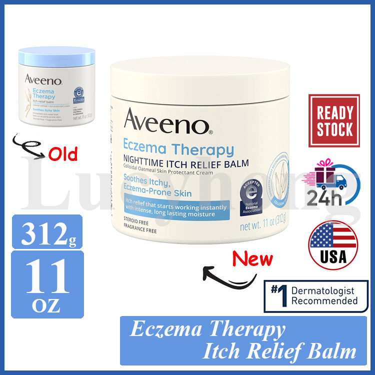 Aveeno Eczema Therapy Itch Relief Balm with Colloidal Oatmeal 312g READY STOCK LUCYHONG