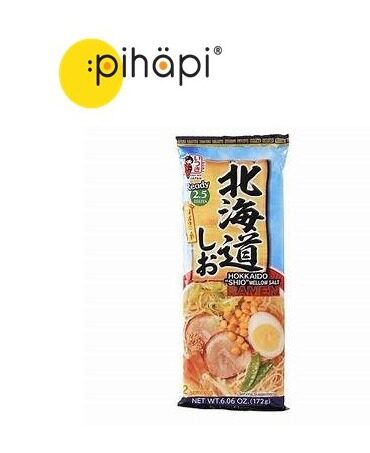 [IMPORTED FROM JAPAN] 170g ITSUKI Vegan / Vegetarian Hokkaido Shio Ramen Noodles (2 Serving/pack) | 【日本进口】2人份日本无动物成分五木北海道柚子盐味素食拉面