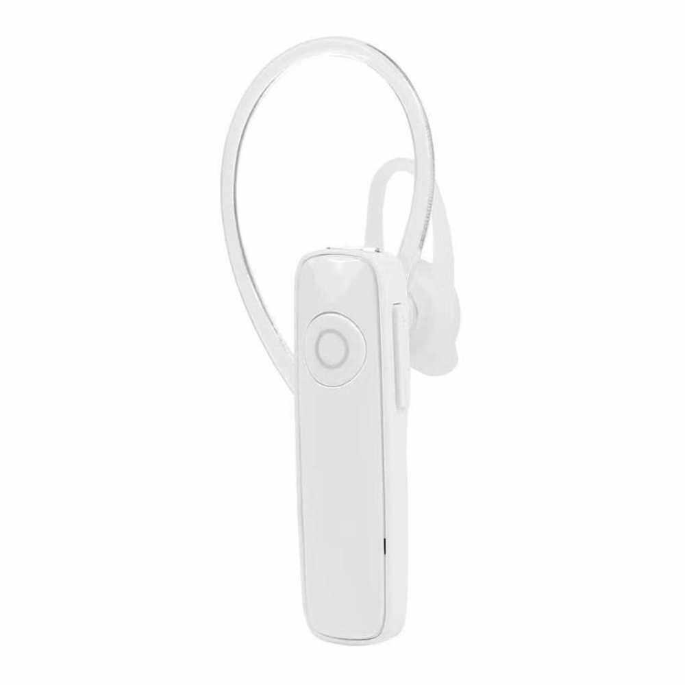 M165 Wireless Business Earphone Bluetooth 4.1 Headphones In-ear Music Headset Earpiece Hands-free Earbuds with Microphone (White)