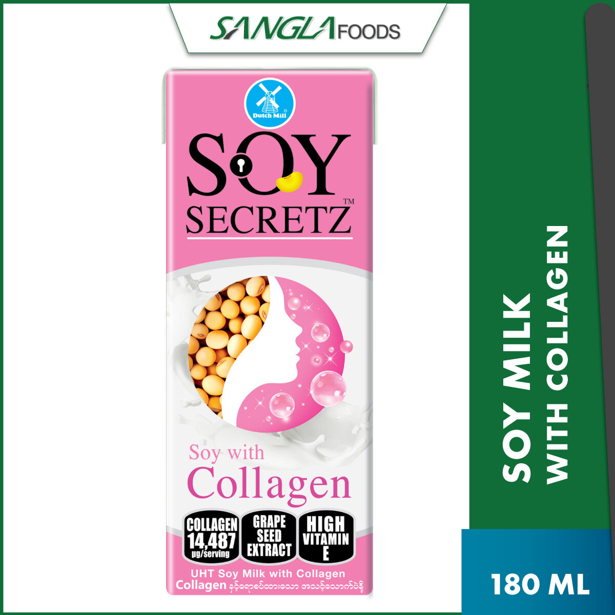 Soy Secretz Soy Milk with Collagen 1 x 180ml