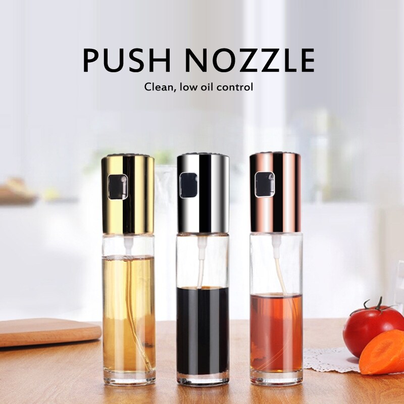 「orange kitchen」 Kitchen Olive Oil Spray Bottle Oil Vinegar Spray Water Pump Gravy Boats Grill BBQ Sprayer Bottle Oil Dispenser Cooking Tools