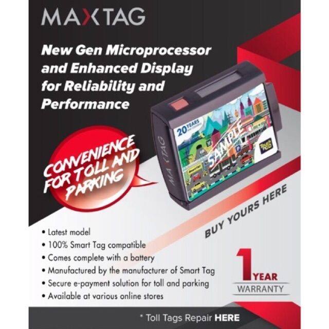 Original Smart Tag MaxTag Max Tag Touch n go Infrared Device ( 1 Year Warranty )