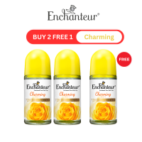 [Buy 2 Free1] ENCHANTEUR Anti-Perspirant Deodorant Roll On 50ml | Alluring | Charming | Romantic | Stunning