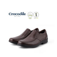 Crocodile Mens Cow Leather Business Shoes - D.Brown 302208-RI2-32LF