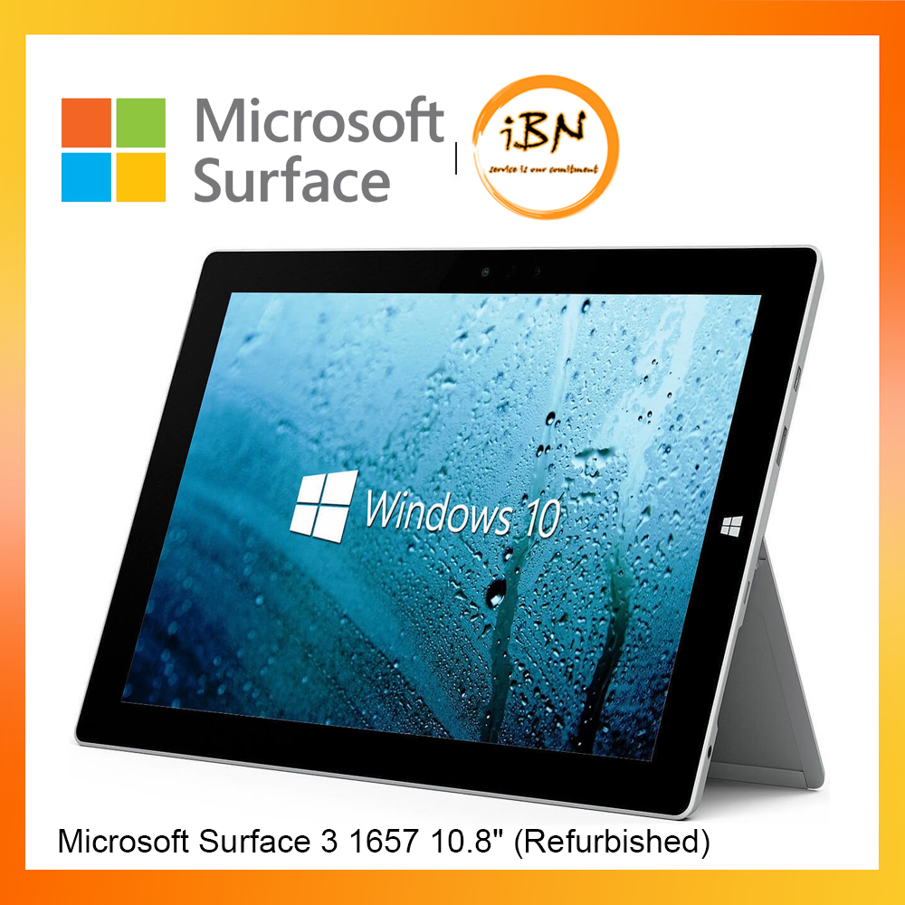 Microsoft Surface 3 Tablet WiFi+CELLULAR (10.8-Inch, 4GB+64GB, Intel Atom, Windows 10)(Original USED/PREOWNED/SECONDHAND)  @ IBN
