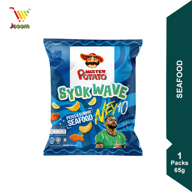 Mister Potato Syok Wave Seafood 65g [KL & Selangor Delivery Only]