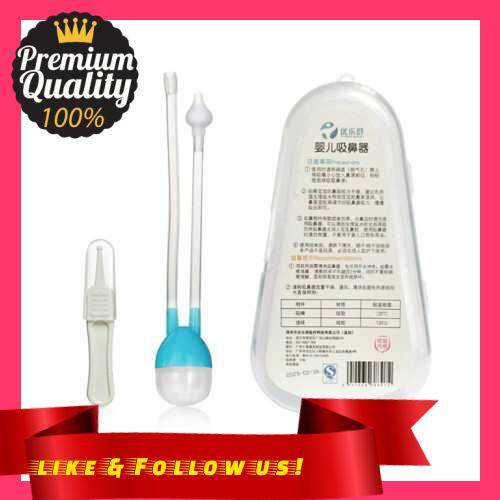People\'s Choice Baby Nasal Aspirator Baby Nose Cleaner Infant Nasal Aspirator Infant Preventing Backflow Aspirator (Blue)