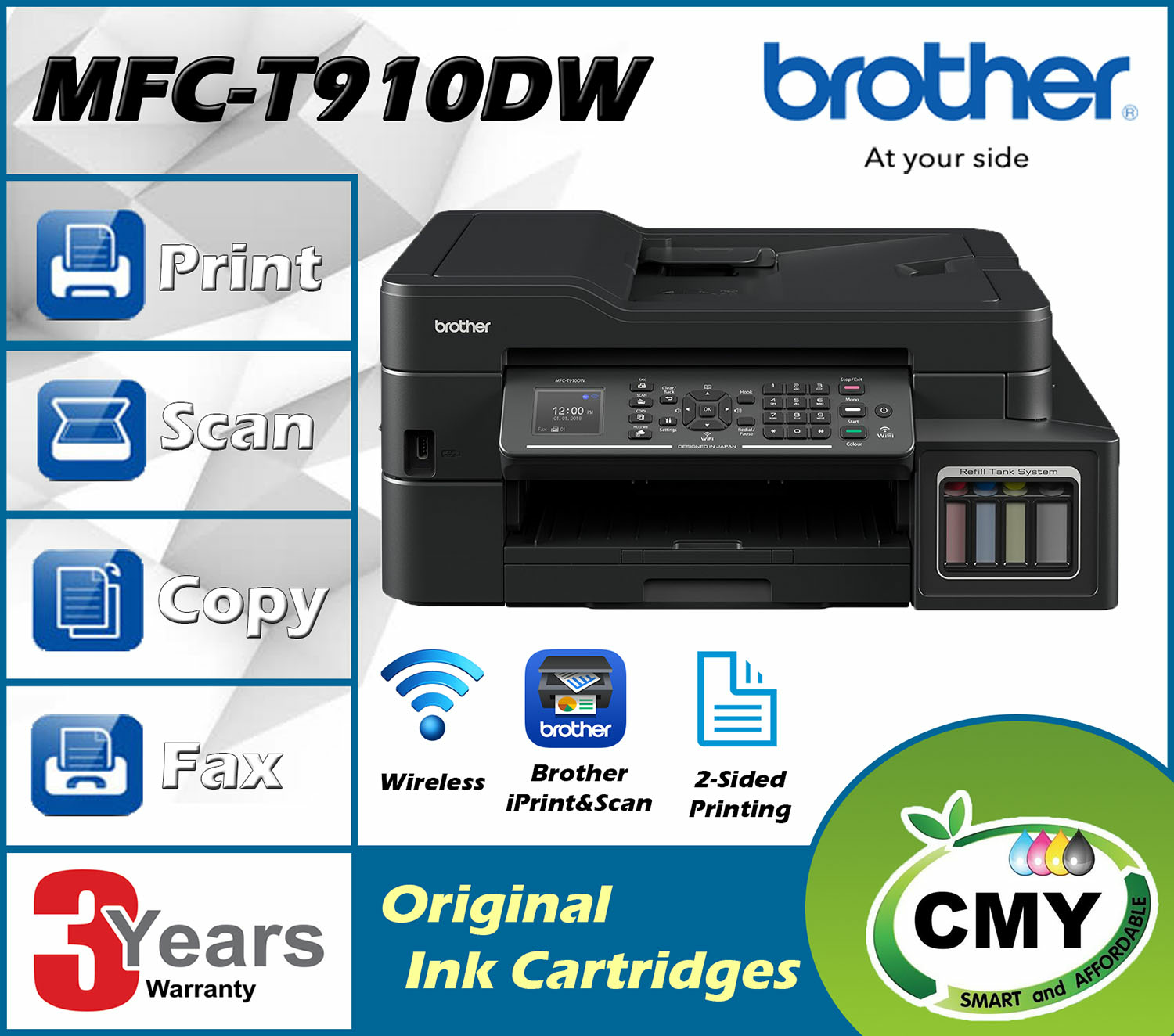 Brother MFCT910DW AllinOne Printer
