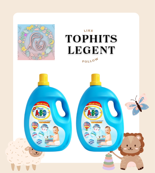 ABD Anti Bacterial Detergent PUREEN ABD 4800ml x2 sabun pencuci baju baby4.8L
