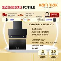 [BUNDLE PROMO] Fotile JQG9055i - Chimney Cooker Hood With BLDC Inverter Motor 2000m3/h Suction Low Noise Level JQG9055 + Gas Hob