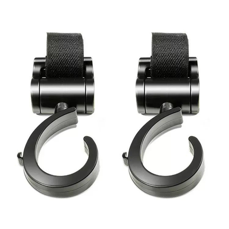PREMIUM Baby Stroller Hanging Strap Hook 360° Degree Rotatable Baby Carrier S Hook Customized Children Accessories