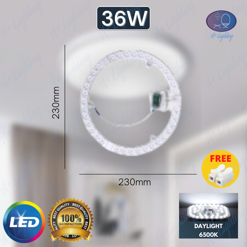 18W/24W/36W/48W/72W ROUND LED MAGNET MODULE LIGHT CIRCULAR TUBE REPLACEMENT MAGNETIC CEILING LIGHT LAMP LAMPU SILING BULAT