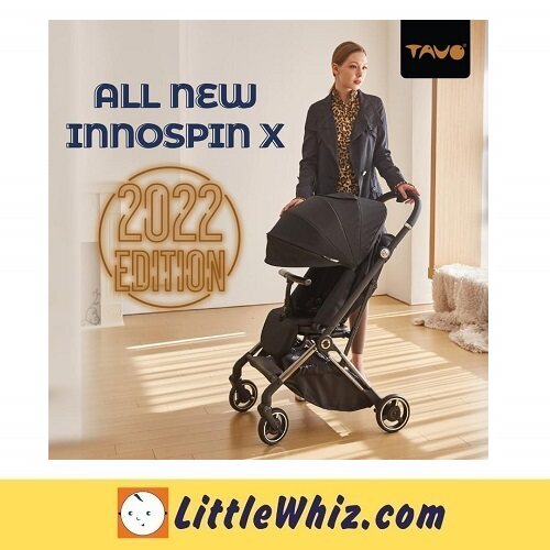 Koopers: Tavo Innospin Stroller X - Rose Gold Deep Black