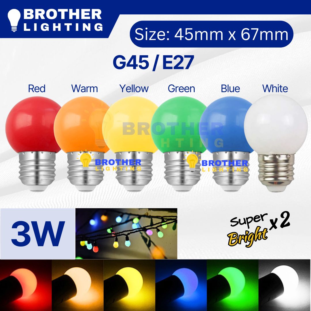 [SIRIM] E27 LED Bulb 5W 9W 12W 15W Energy Saving Super Bright Light Bulb Lamp Lampu Mentol B22 Colour Bulb Warm 3000K / Cool 4000K / White 6000K