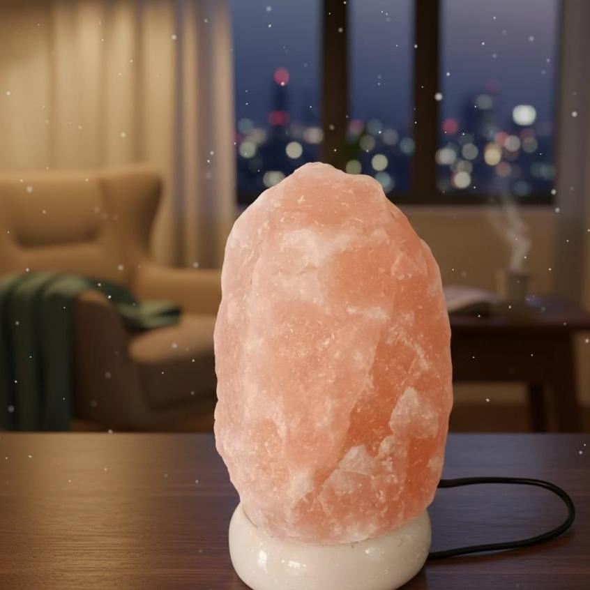 Large 2–3 KG Himalayan Salt Lamp – Handcrafted Natural Crystal Night & Ambient Light