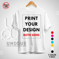 CUSTOM MADE TSHIRT PRINTING 170 GSM Premium Cotton Basic T-shirt UNISEX Unique Tee CMT