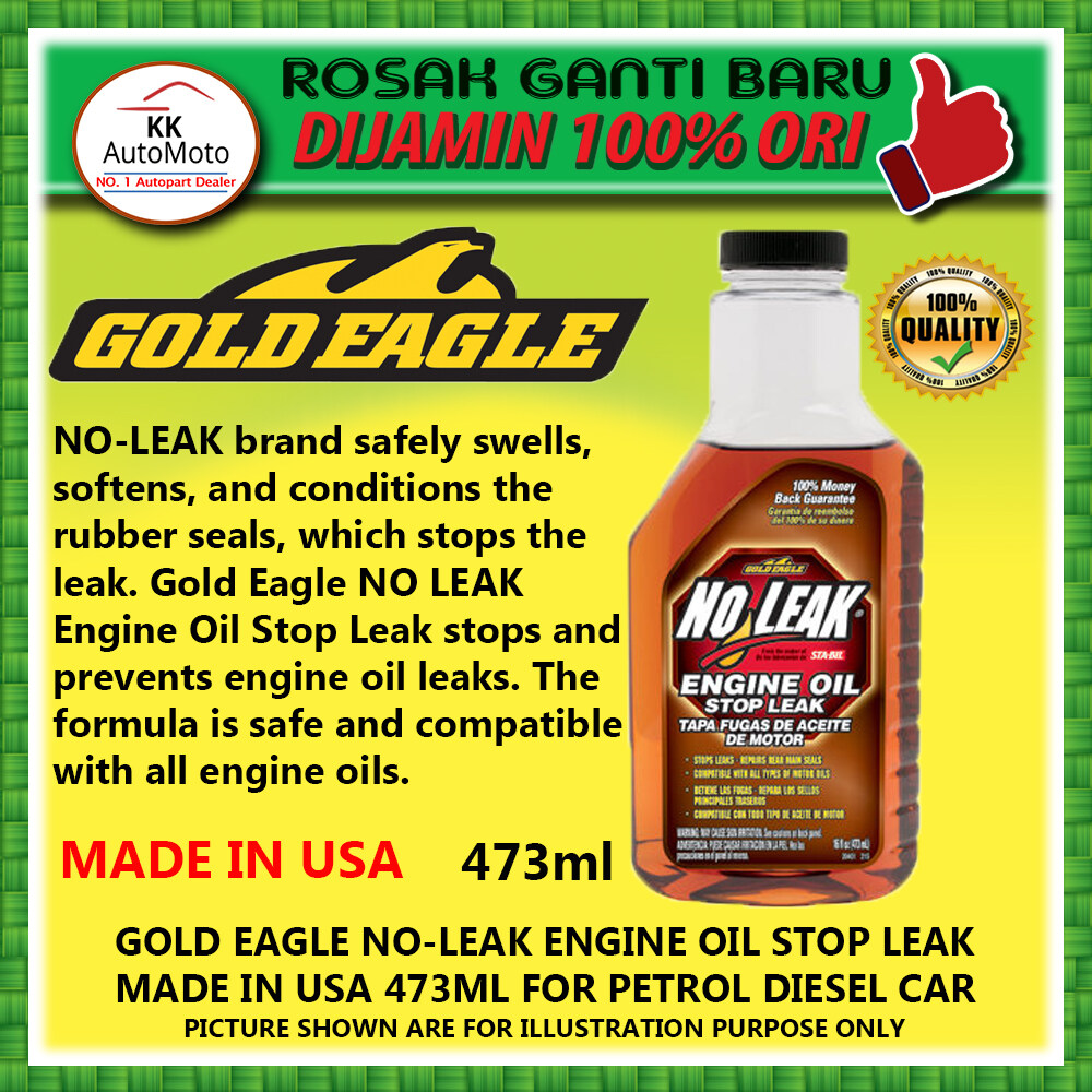 Gold Eagle NO LEAK Engine Oil Stop Leak / Fix / Repair (473mL