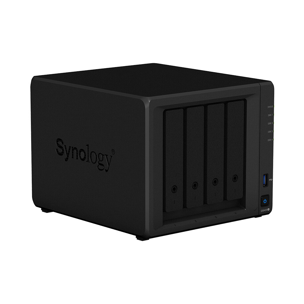 Synology DS420+ NAS DiskStation 4-Bays NAS with Dual-Core Processor Data Backup Storage