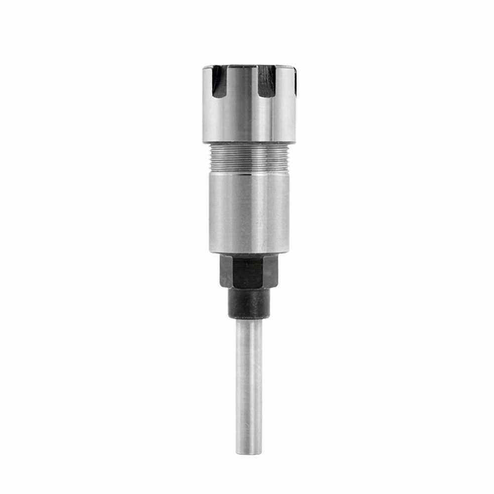 Spring Steel 1/4 Inch Shank Router Bit Extension Rod Milling Cutter Extender Collet Holder Adapter w