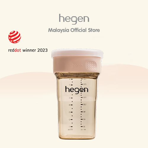Hegen PCTO 240ml/8oz All-Rounder Cup PPSU Pink