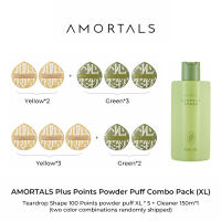 AMORTALS 100 Points Powder Puff Set Marshmallow Soft Feeling Air Cushion Puff  Makeup Sponge Makeup Puff 尔木萄100分粉扑超软不吃粉美妆蛋化妆海绵气垫粉扑 Sedutan Solek Span Solek Sedutan Serbuk Sedutan Kusyen Soft