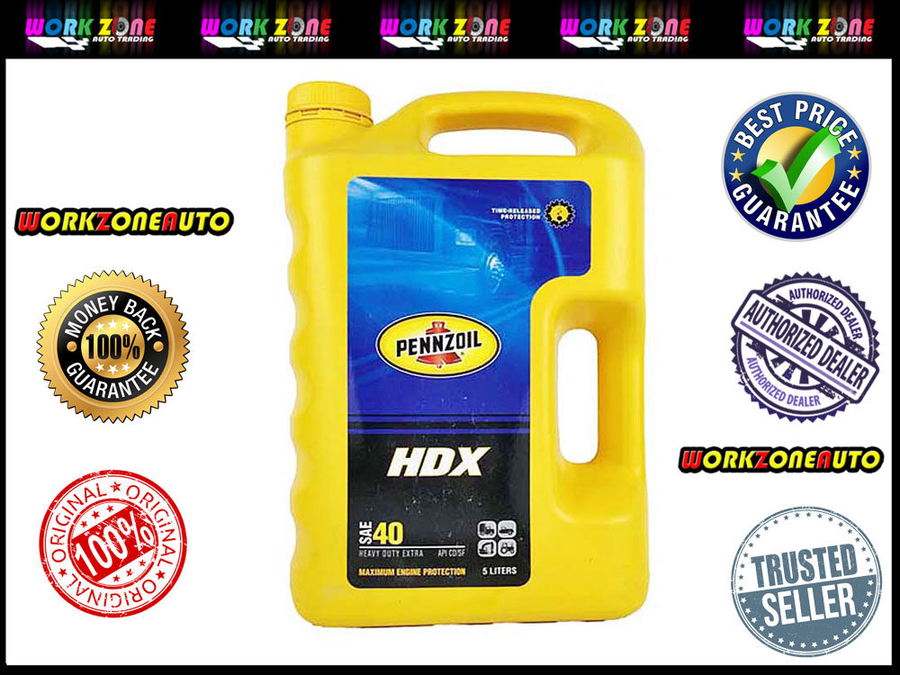 (Old Stock Clearance)  Pennzoil HDX SAE40 Diesel Engine Oil API CD/SF 5L