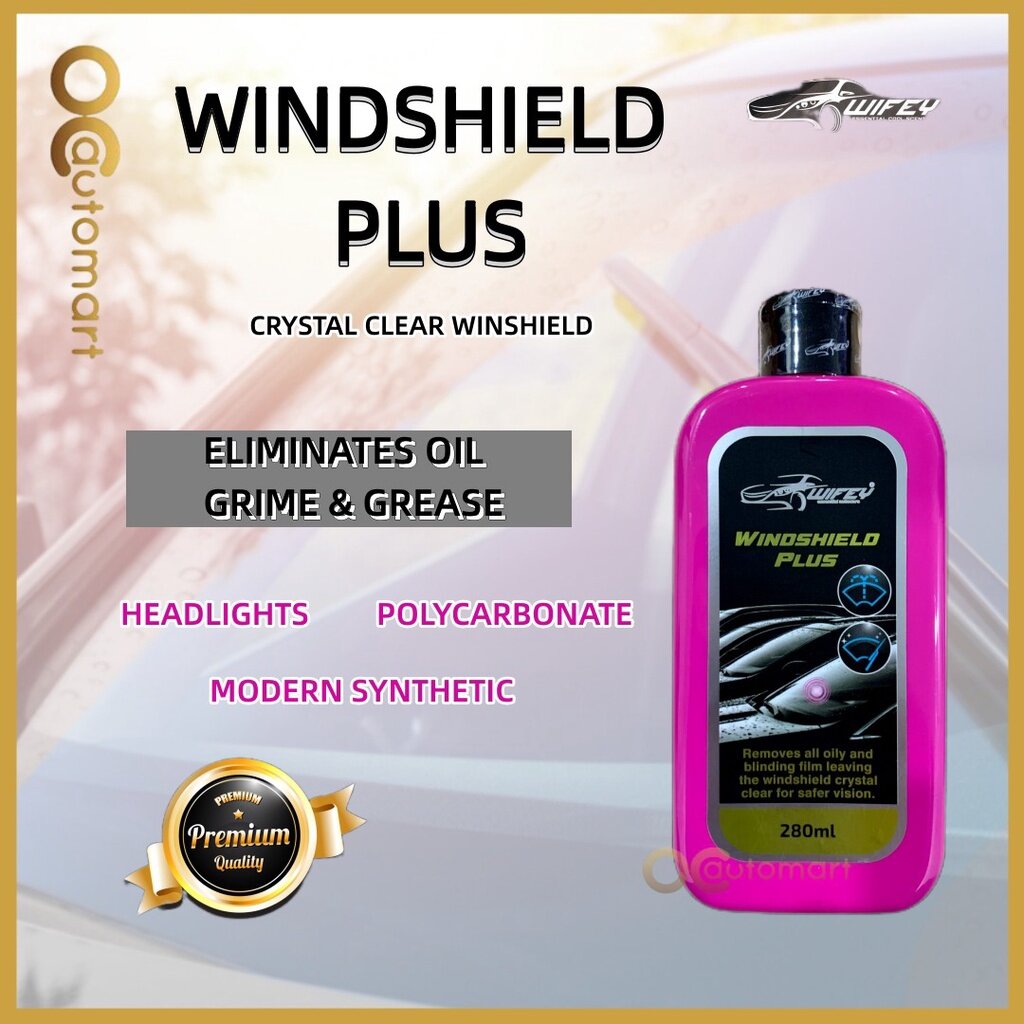 Wifey Windshield Plus - 280ML Crystal Clear Windshield For Car Windscreen