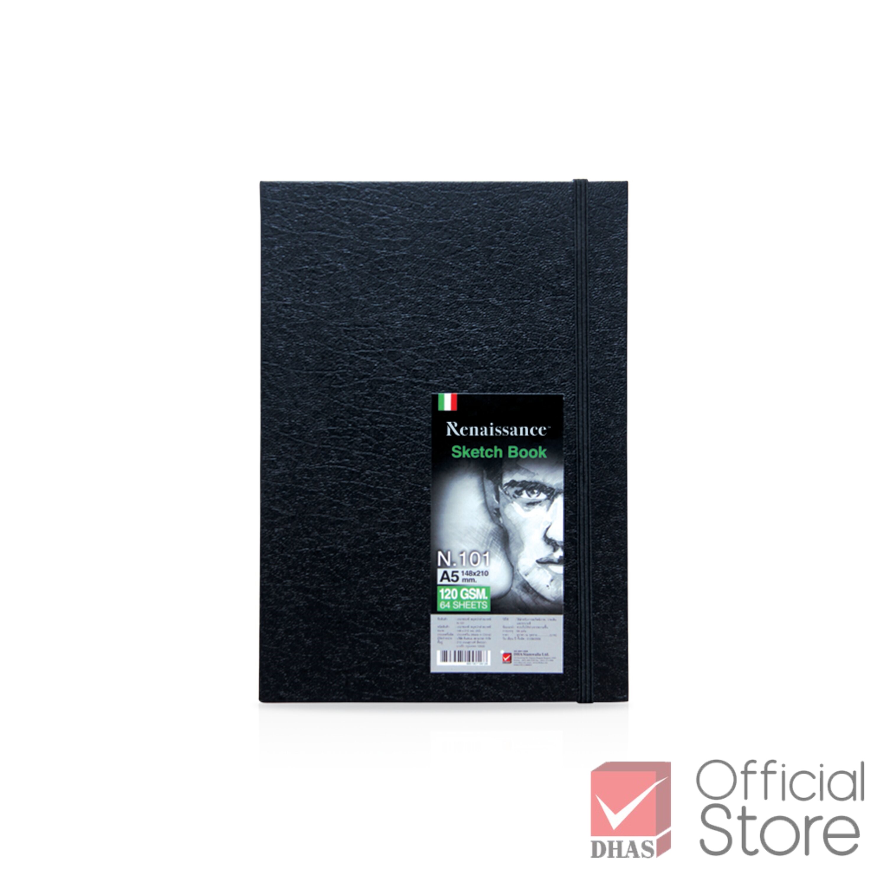 Renaissance Sketch Book A5 (120gsm 64 Sheets) N101