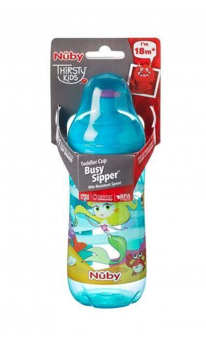 Nuby Thirsty Kids Busy Sipper Toddler Spout Cup 18m+ 12oz/360ml