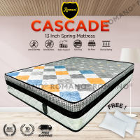 Free Shipping / Romano Cascade (10 - 13 inch) Spring Mattress / 床 / Tilam ( Single / Super Single / Queen / King )