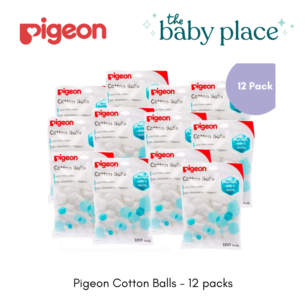 Pigeon Cotton Balls 100pcs - 12 packs