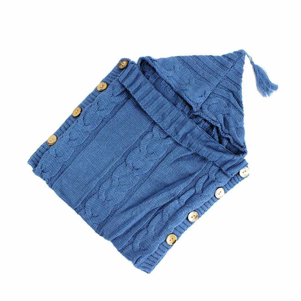 Baby Sleeping Bag Newborn Baby Wrap (Dark Blue1)