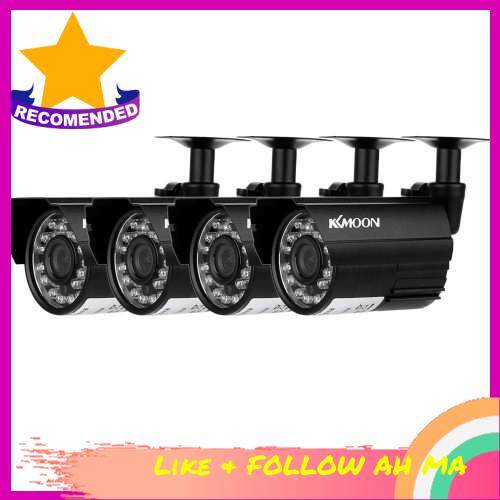 Best Selling KKmoon 4pcs AHD 720P Weatherproof CCTV Cameras Kit IR CUT Color CMOS Home Security System 3.6mm (Us)