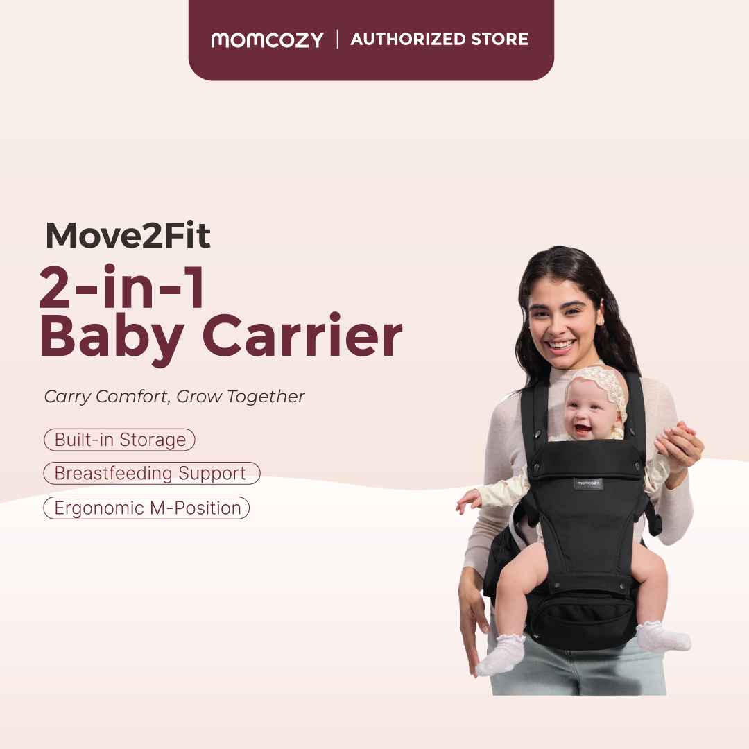 Momcozy Move2Fit 2-IN-1 Hip Seat Baby Carrier