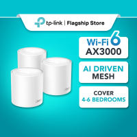 TP-Link Deco X50 AX3000 Whole Home AI-Driven Mesh Wi-Fi System Router or AP Mode Support Unifi Turbo/Maxis/Fibre (1/2/3 Pack)