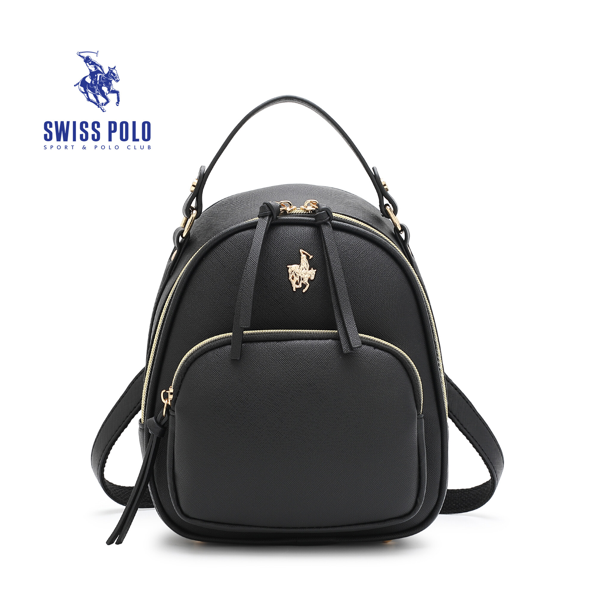 SWISS POLO Ladies Mini Backpack HGZ 7850-1 BLACK