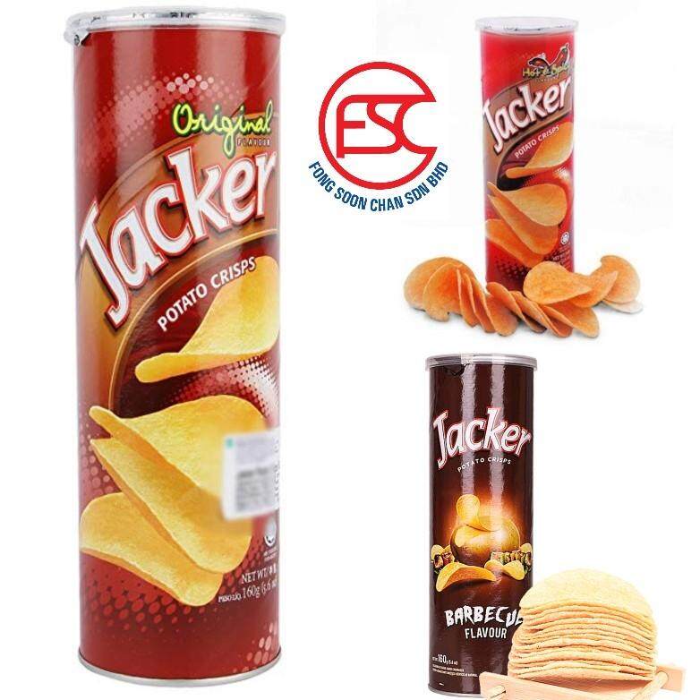 [FSC] Jacker Potato Chips (3botol x 150gm) Ori / Hot / BBQ New PGMall