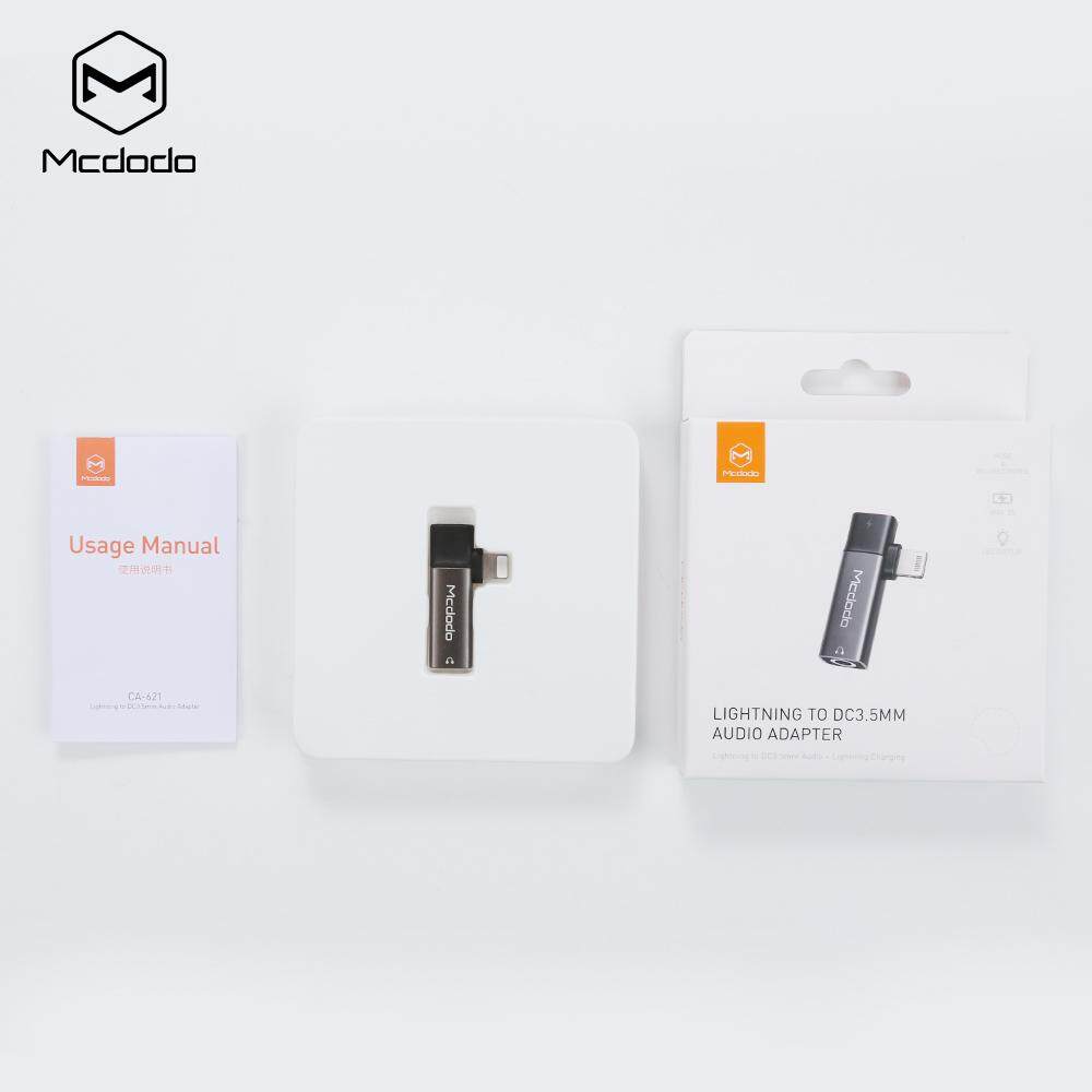 Mcdodo Lightning To 3.5MM Lightning Cable Converter For iPhone X XR XS Max 8 7 Plus (CA-6210)